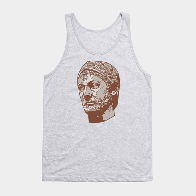 Hannibal Barca Portrait Tank Top by turbopistola